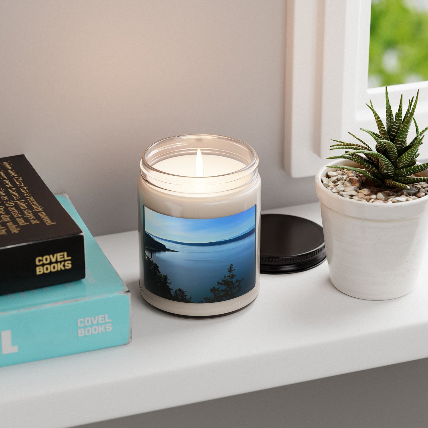9oz Lakeview Soy Candle — Tranquil Lakeside Scented Candle