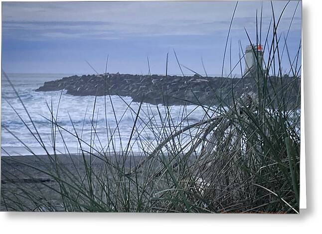 Bandon Oregon light house - Greeting Card