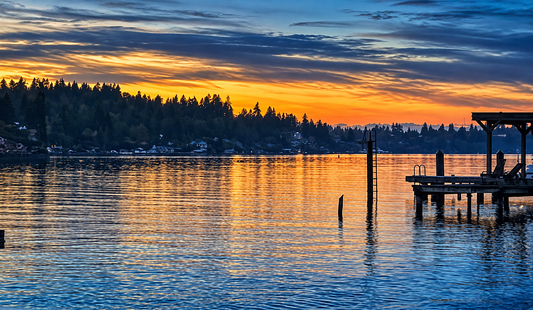 Peace at day's end photograph by Brian Hougesen