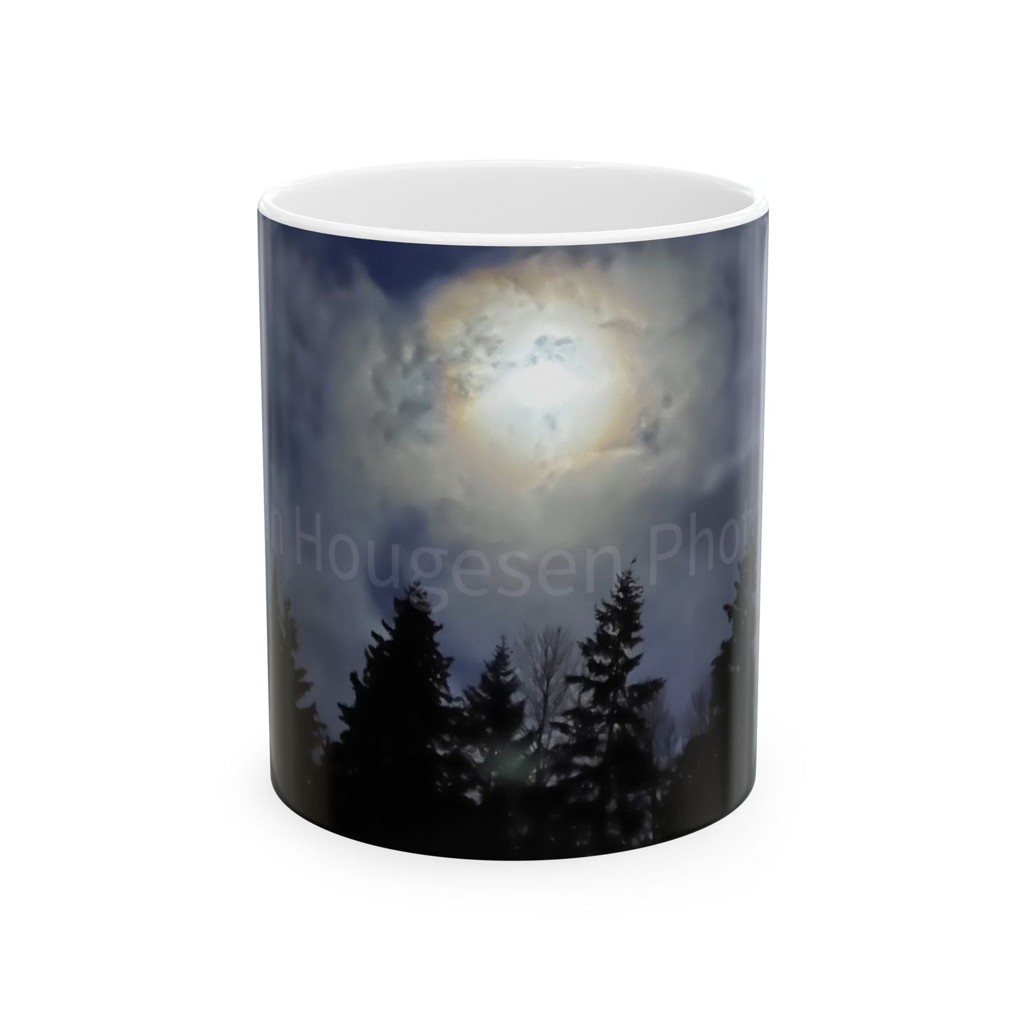 Moonlit Forest Mug ceramic mug product photograph