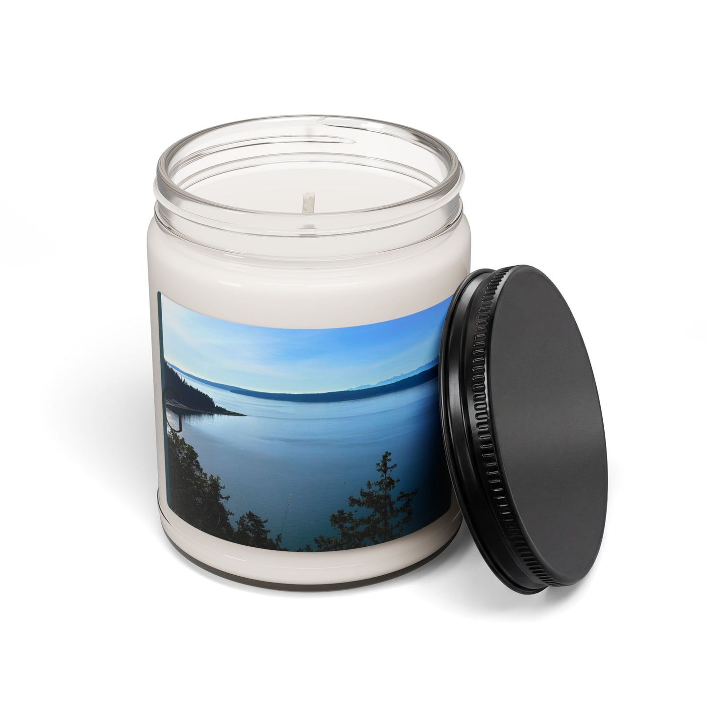 9oz Lakeview Soy Candle — Tranquil Lakeside Scented Candle
