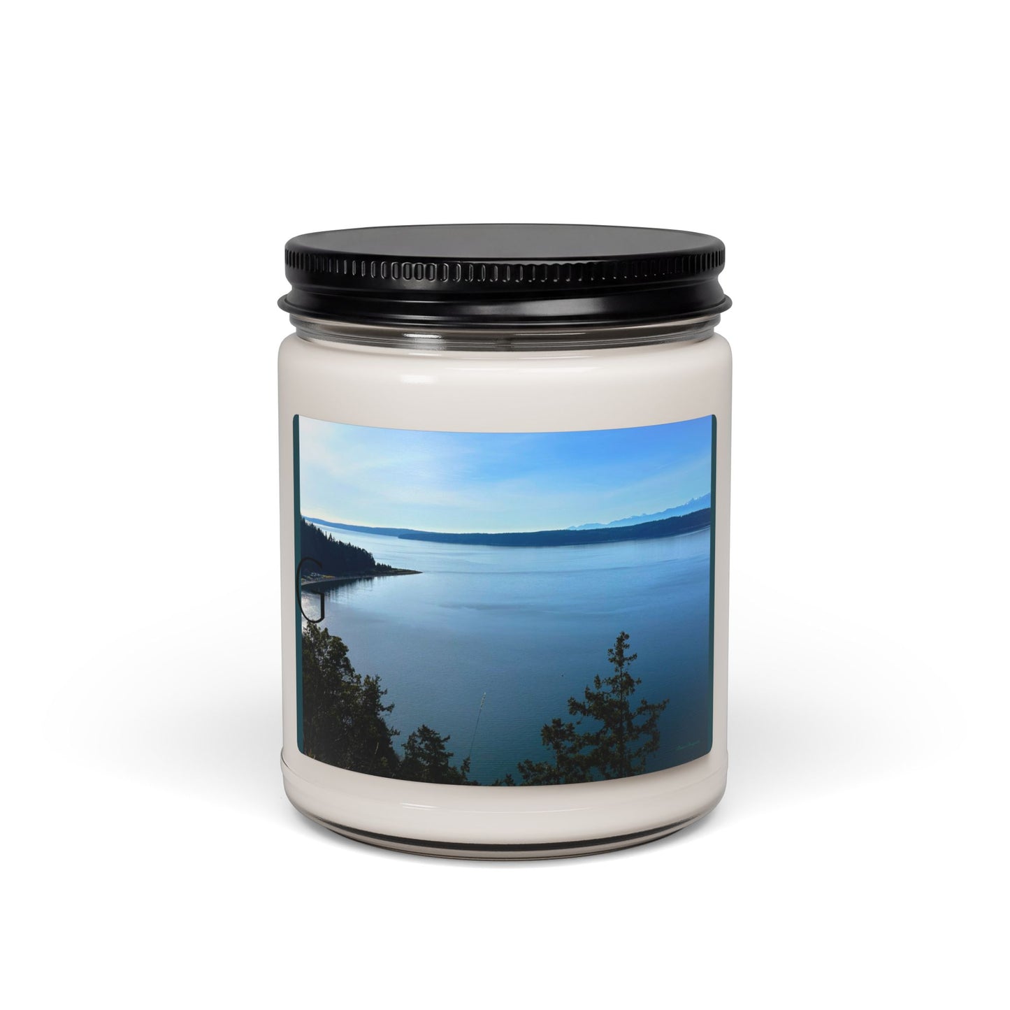 9oz Lakeview Soy Candle — Tranquil Lakeside Scented Candle