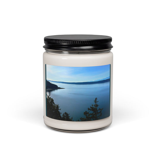 9oz Lakeview Soy Candle — Tranquil Lakeside Scented Candle