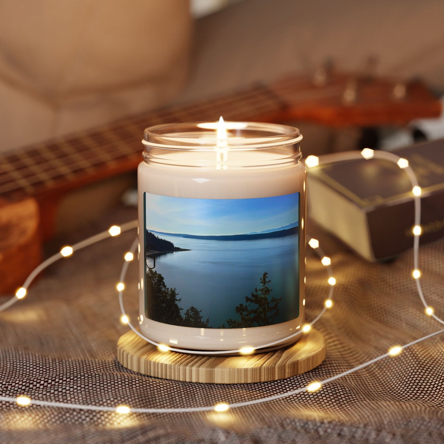 9oz Lakeview Soy Candle — Tranquil Lakeside Scented Candle