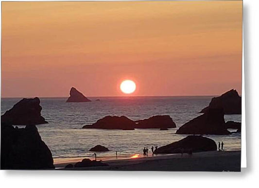 Sunset  6 - Greeting Card