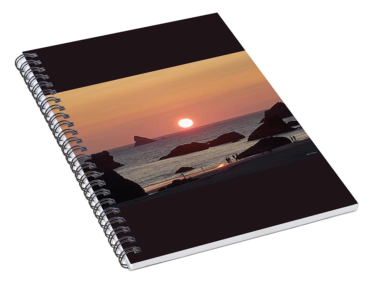 Sunset  6 - Spiral Notebook