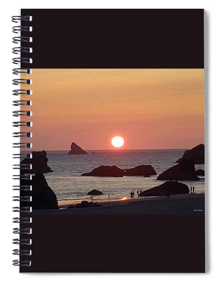 Sunset  6 - Spiral Notebook