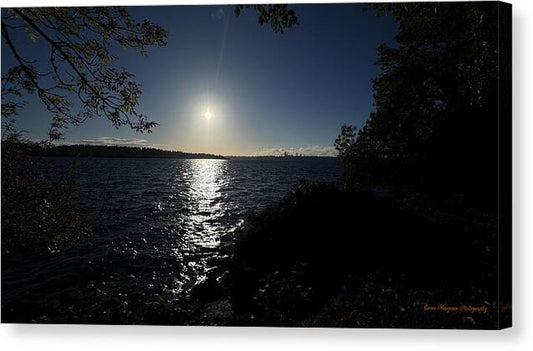 As the sun sets - Canvas Print