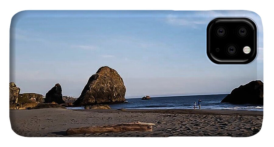 At the beach 4 - Phone Case