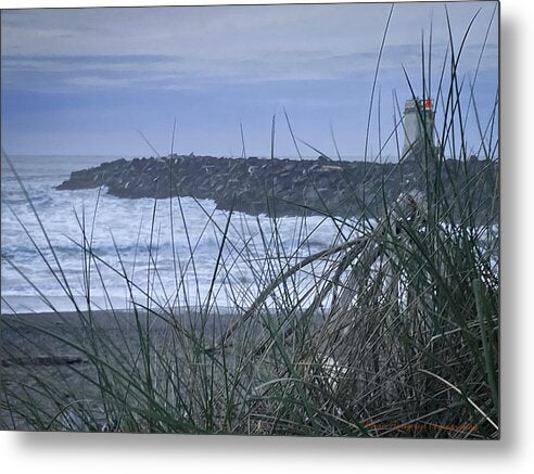 Bandon Oregon  light house - Metal Print