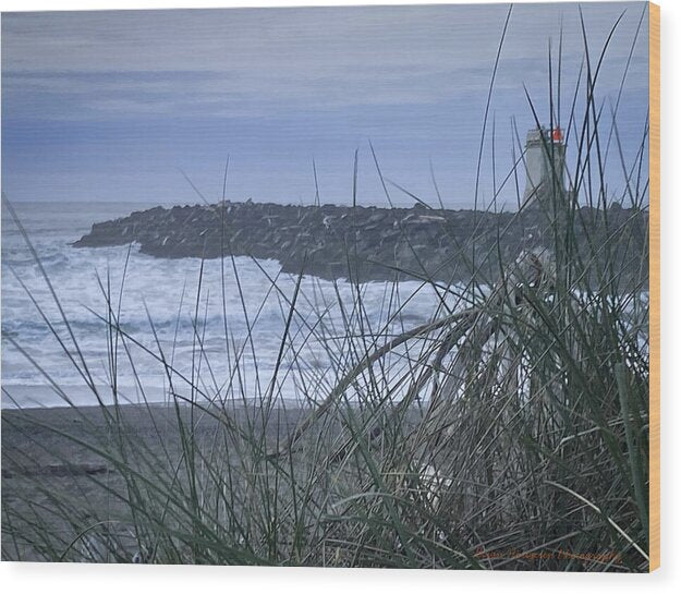 Bandon Oregon  light house - Wood Print