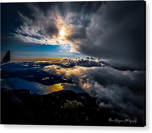 Clouds in the sky - Acrylic Print