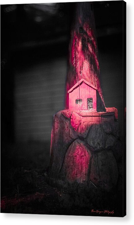 Light house pink - Acrylic Print