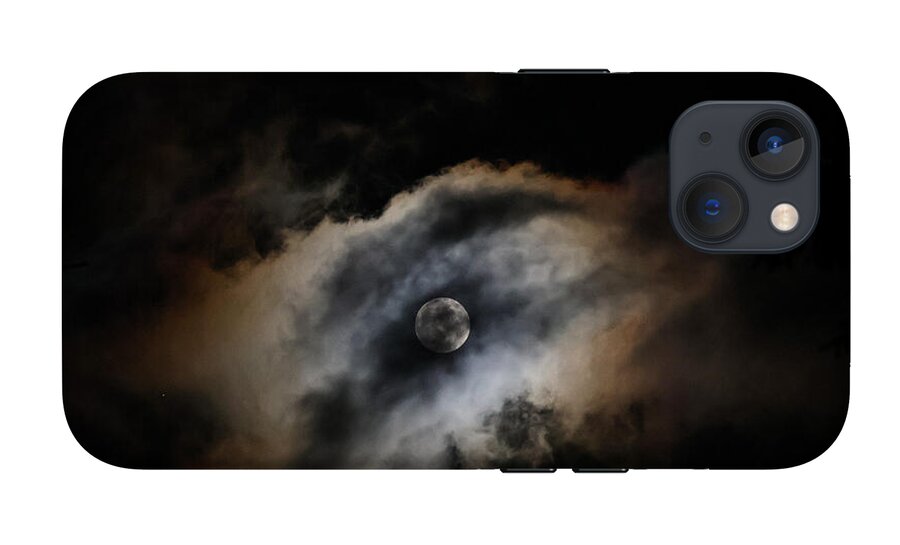 Moon in the clouds - Phone Case