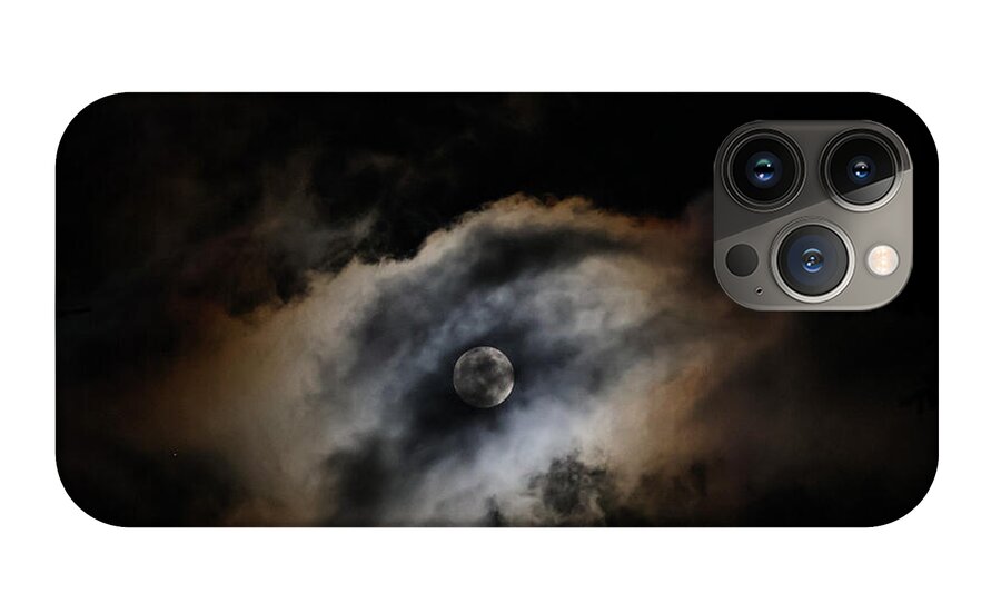 Moon in the clouds - Phone Case