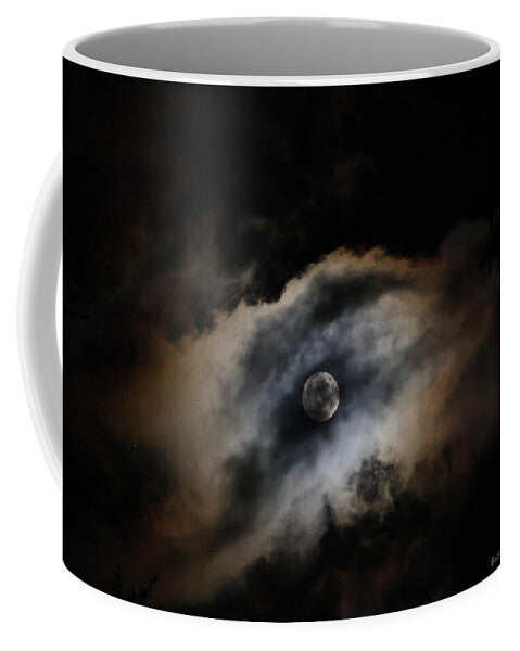 Moon Surrounded by Dramatic Clouds - Mug