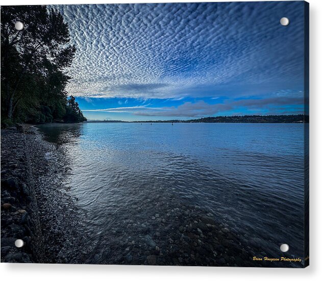 Reflection of the clouds - Acrylic Print